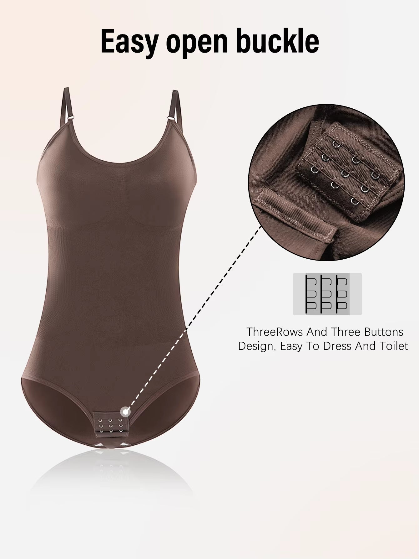 Elevate Your Curves with Our Seamless Slimming Butt Lifter Bodysuit - Stylish Shapewear Featuring an Open Crotch Design for Unmatched Comfort