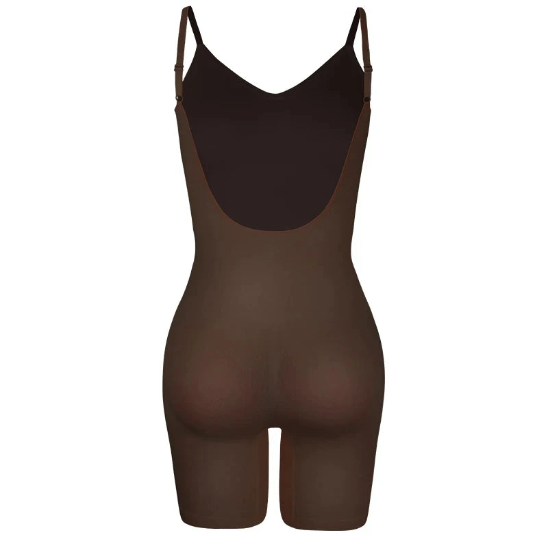 Elevate Your Silhouette with Our Low Back Bodysuit Shapewear - Mesh Butt Lifter for a Flawless Fit and Smooth Body Shape