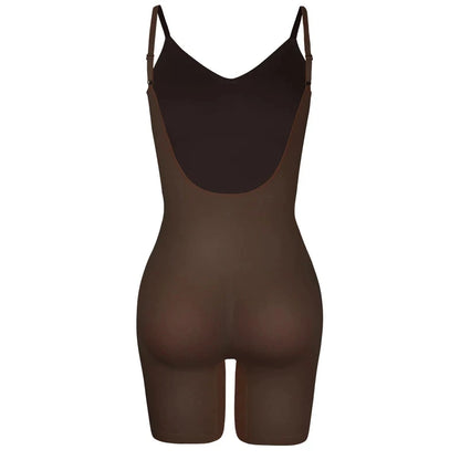 Elevate Your Silhouette with Our Low Back Bodysuit Shapewear - Mesh Butt Lifter for a Flawless Fit and Smooth Body Shape