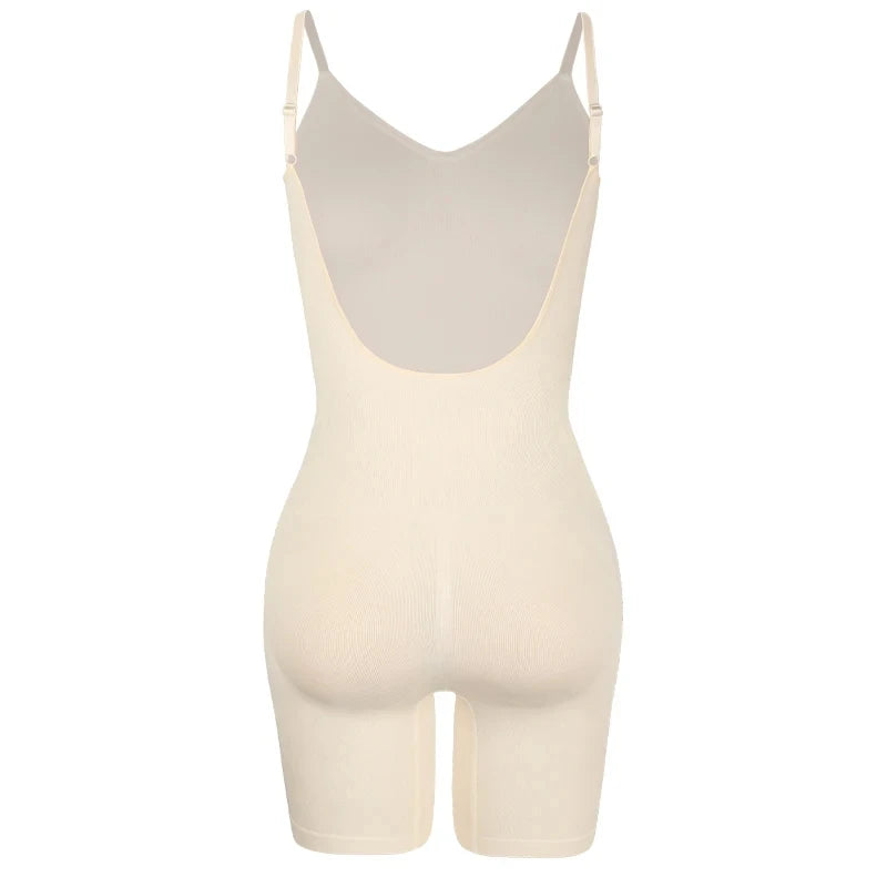 Elevate Your Silhouette with Our Low Back Bodysuit Shapewear - Mesh Butt Lifter for a Flawless Fit and Smooth Body Shape