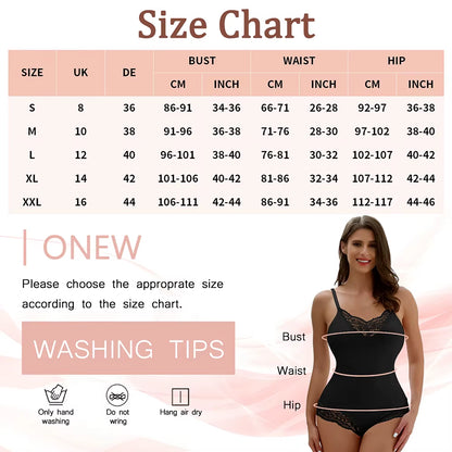 Elevate Your Silhouette with Our Lace Shapewear Bodysuit - The Ultimate Slimming Solution for Women!