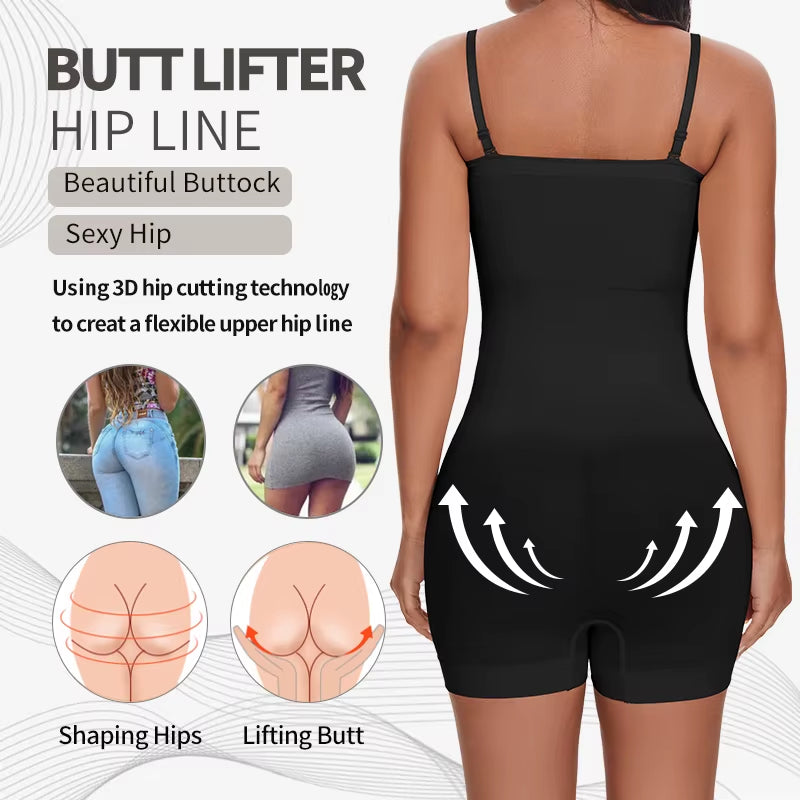 Transform Your Silhouette with Our Strapless Off-Shoulder Bodysuit Shapewear - Tummy Control & Adjustable Comfort for Every Occasion