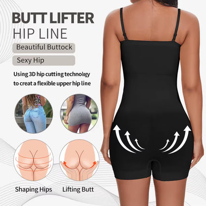 Transform Your Silhouette with Our Strapless Off-Shoulder Bodysuit Shapewear - Tummy Control & Adjustable Comfort for Every Occasion