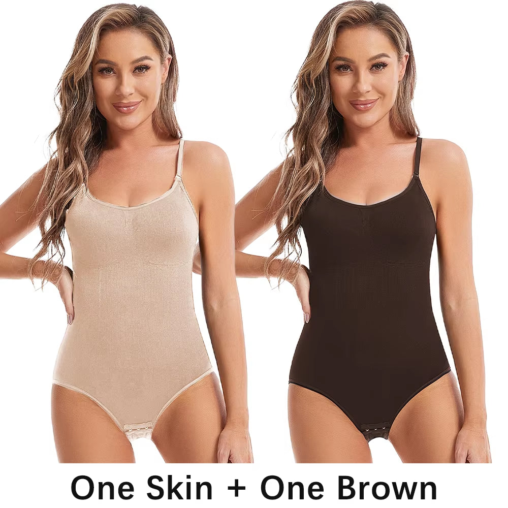 Elevate Your Curves with Our Seamless Slimming Butt Lifter Bodysuit - Stylish Shapewear Featuring an Open Crotch Design for Unmatched Comfort